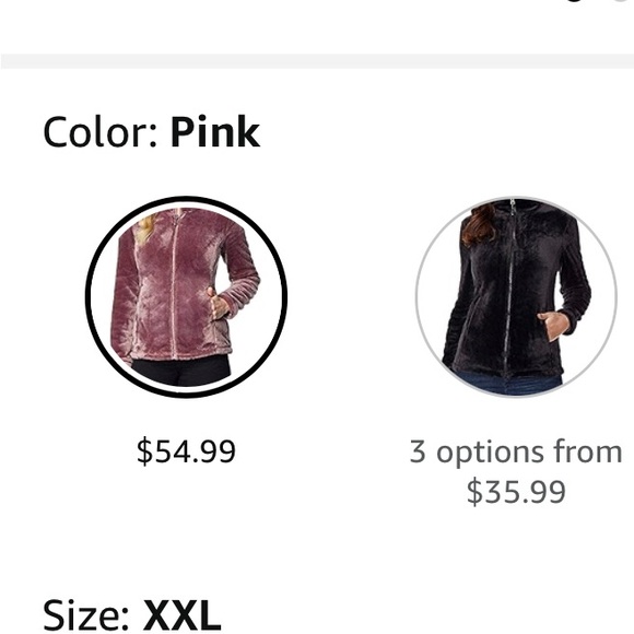 NWOT 32° size small beautiful fleece zip up jacket - Picture 5 of 7